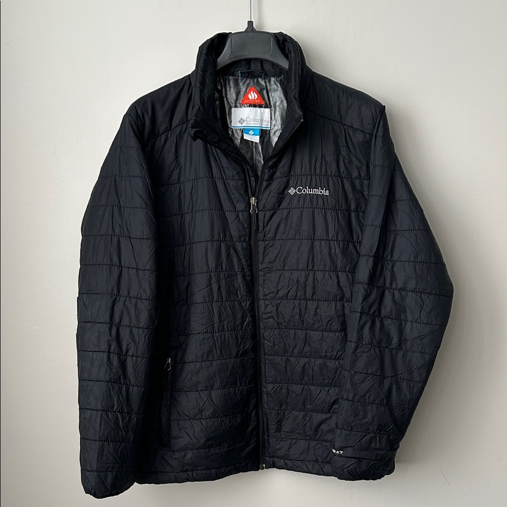 Columbia Men's Black Performance Jacket, Omni-Heat - Men’s Medium